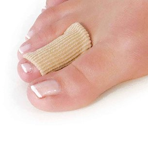 Tubo protetor de dedo em gel com revestimento interno