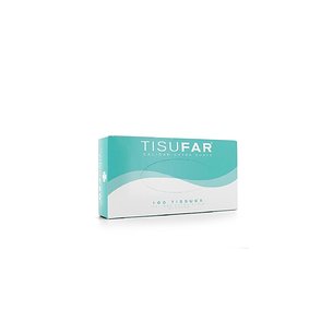 Caixa de Lenços Tisufar 100 Unidades