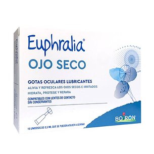 Euphralia Dry Eye Lubricant Eye Drops 15 Units