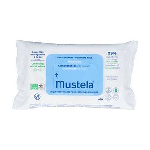 Mustela Toallitas Al Agua De Algodon 60 Uds