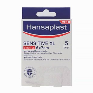 Penso Estéril Hansaplast Sensitive XL 7 cm x 6 cm