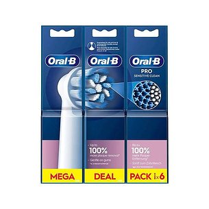 Oral B Sensitive Clean Ersatzköpfe 6