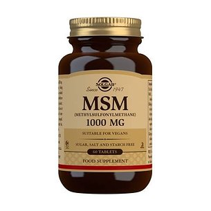 Solgar MSM Metilsulfonilmetano 1000 mg 60 Comprimidos S