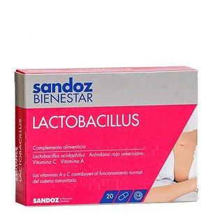 Sandoz Wellness Lactobacillus 20 Cápsulas