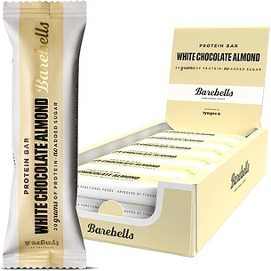 Barebells Barra de Chocolate Branco e Amêndoa 55g