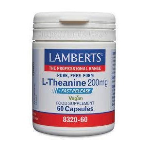 L-teanina 200mg 60 Cápsulas 832060 Lamberts