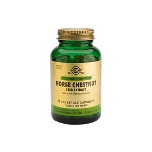 Sementes de Castanha-da-Índia Solgar 60 Cápsulas Vegetais