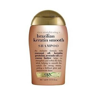Shampoo Ogx Queratina Brasileira 88ml.