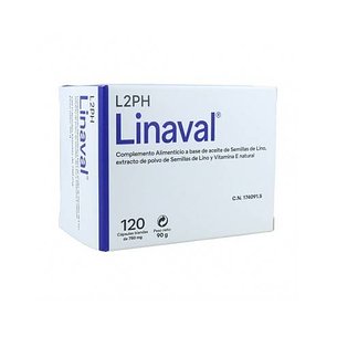 Linaval 750 mg 120 Cápsulas