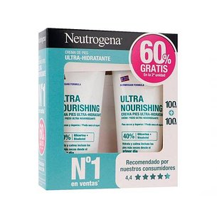 Neutrogena Crema Para Pies Ultra Hidratante 2x100 ml Promo