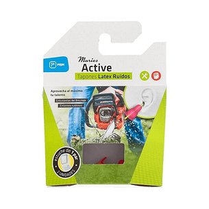 Tampões de ouvido de silicone Maries Active Noise 2 unidades