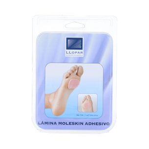 Folha adesiva Moleskin 50 x 9,50 cm Llopar