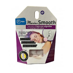 Tampões de ouvido de cera de algodão suave Maries , 6 unidades