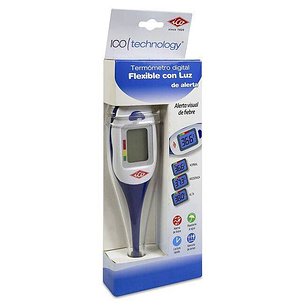 Termometro Clinico Digital Flex Con Luz