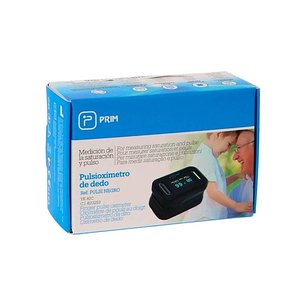 Schwarzes Fingerpulsoximeter Prim