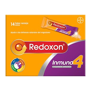 Redoxon Inmuno 4 Orangengeschmack 14 Beutel