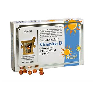 Activecomplex Vitamin D 1600 IE 80 Perlen