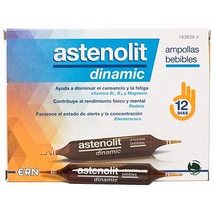 Astenolit Dinamic 12 Ampolas Bebíveis