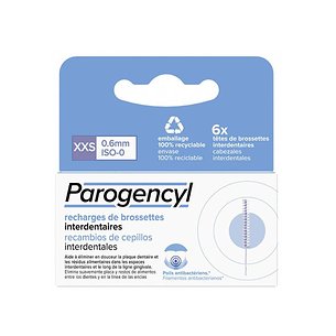 Cepillo Interdental Recambio Parogencyl 6 Unidad