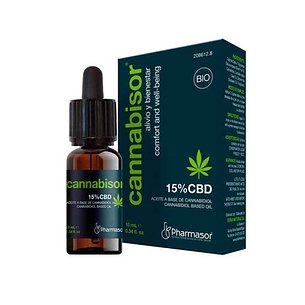 Óleo de Cannabisor 15 CBD 1 recipiente de 10 ml