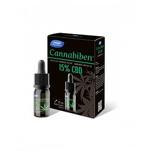 Óleo de Canabiben 15 CBD 10 ml com conta-gotas