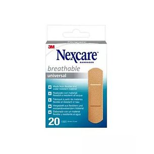 Nexcare Plastic 20 Tiras 19x76 mm