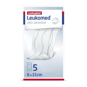 Leukomed T Pele Sensível 8cm X 15cm 5 Unidades