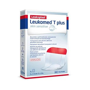 Leukomed T Plus Skin Sensitive 8cm X 15cm 5 Un