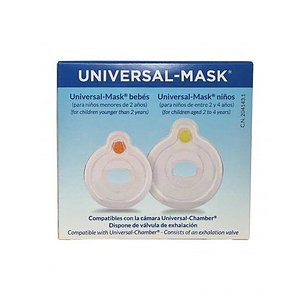 Mascarilla Universal Mask 2 Unidades Bebes Niños 0 A 4 Años Aldo Union