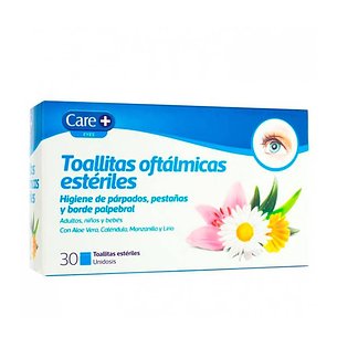 Care Sterile Augentücher 30 Einheiten Stada