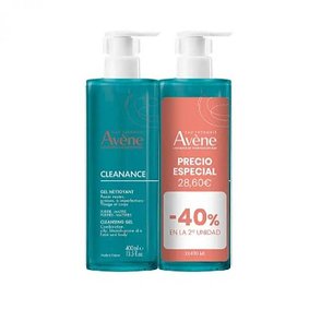 Avene Cleanance Gel Limpiador 2x400ml