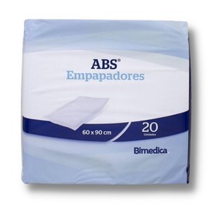 Compressas absorventes descartáveis ABS, 20 unidades, 90 cm x 60 cm