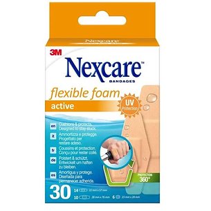 Tiras Adesivas Nexcare Active 360 30 Unidades
