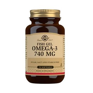 Solgar Fish Gel Ômega 3 740mg 50 Cápsulas Softgel