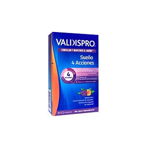 Valdispro Sueño 4 Acciones 30 Capsulas