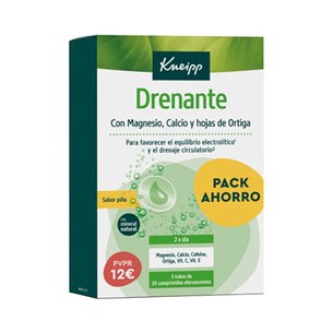 Kneipp Drenante 3 Tubos 20 Comprimidos Efervesce