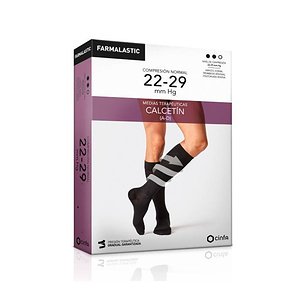 Calcetin Farmalastic Normal Negro Tgde