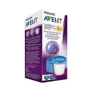Avent Recipientes Via Leche Materna 180 ml 5 Uds