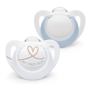 Chupeta Nuk Star Anatômica Látex 0-6 Meses 2 Unidades