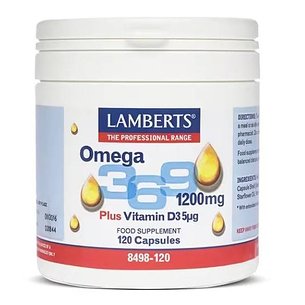 Lamberts Ômega 369 1200mg Vit D3 120 Cápsulas Ref. 8498120