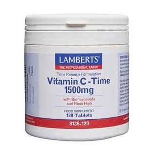 Lamberts Vitamina C 120 Comprimidos 1500 Mg