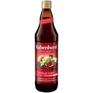 Suco Orgânico Rabenhorst 11 Plus 11 Vermelho 750 ml