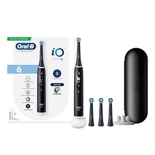 Escova de Dentes Elétrica Oral B Io 6 1 Unidade Cor Preta
