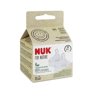 Nuk Nature Sense Silikonsauger Größe M 06m 2 U