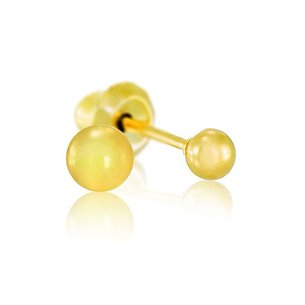Pendiente Gold Plated Ball 3mm 75310300