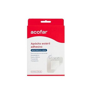 Acofar Waterproof Adhesive Dressing 10 Units