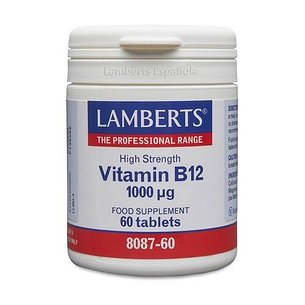 Vitamina B12 1000 mcg 60 comprimidos Lamberts