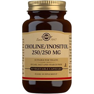 Solgar Colina Inositol 250 Mg 50 Capsulas