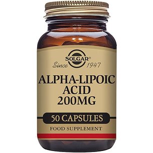 Solgar Ácido Alfa Lipóico 200 mg 50 Cápsulas