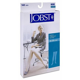 Meia Longa Renda Jobst 140 Bege T4